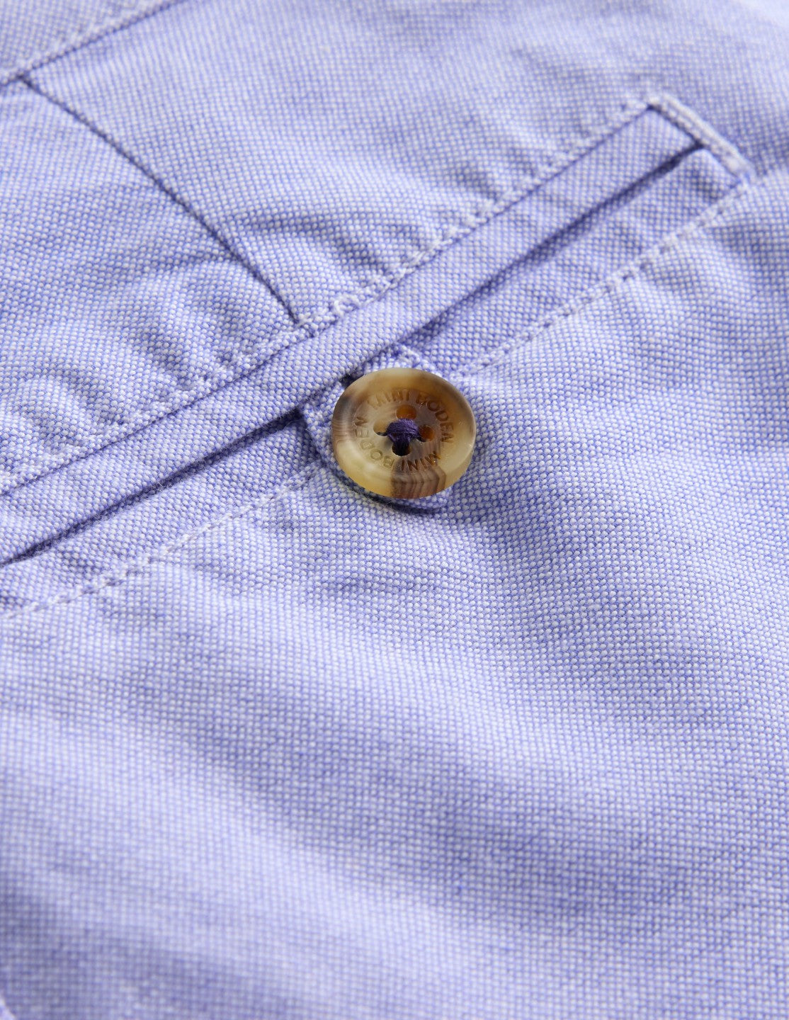 Boden Boys Classic Chino Shorts-Blue Oxford