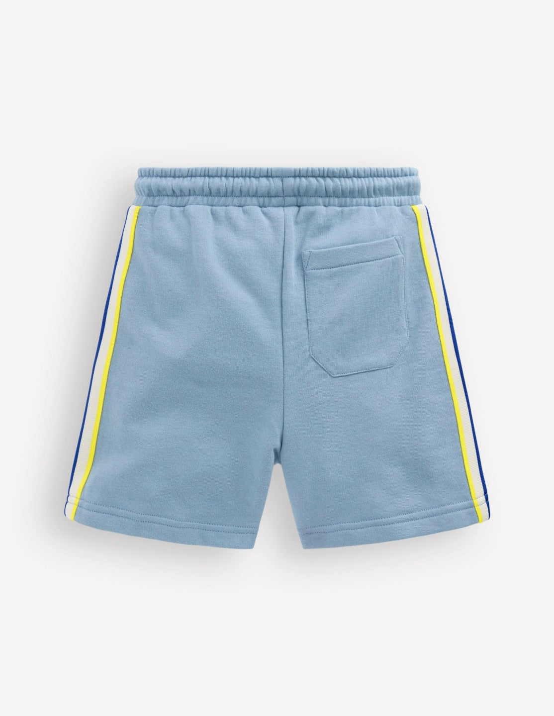 Boden Boys Colourblock Shorts-Blue Colourblock Side