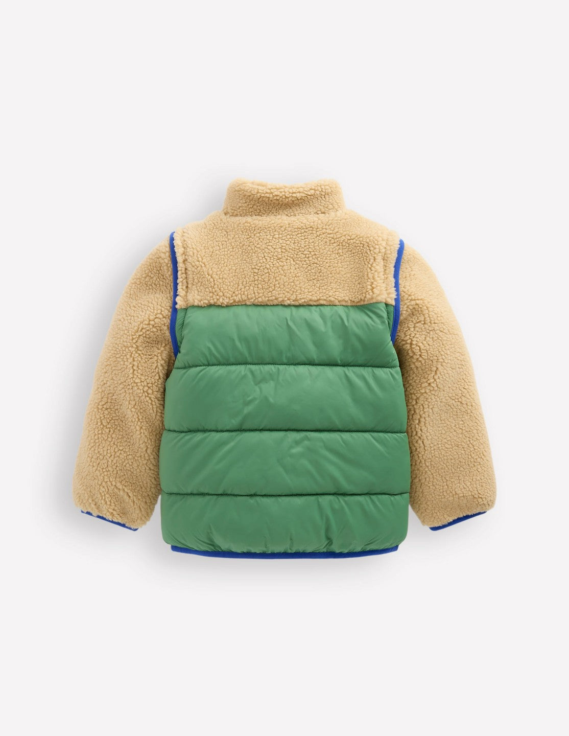 Boden Boys 2-in-1 Borg Jacket-Winter Moss Mix