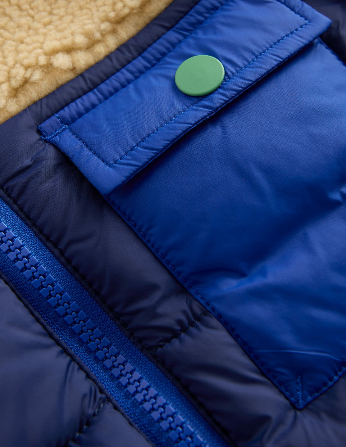 Boden Boys 2-in-1 Borg Jacket-Winter Moss Mix