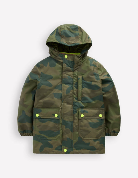Boden Boys 4-in-1 Waterproof Coat-Camo