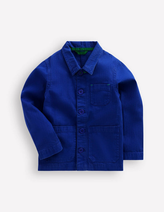 Boden Boys Twill Jacket-Sodalite Blue