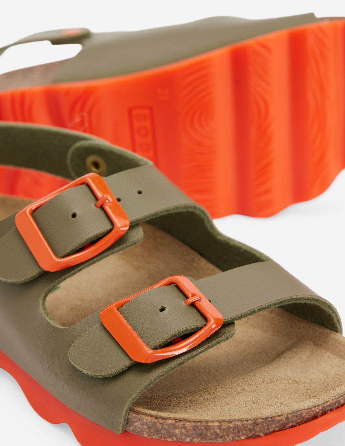 Boden Boys Colourblock Sandals-Green