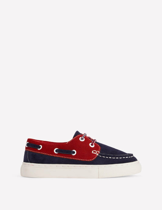 Boden Boys Boat Shoes-Colourblock