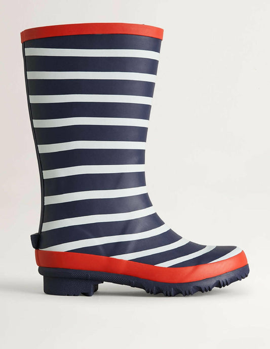 Boden Boys Wellies-College Navy