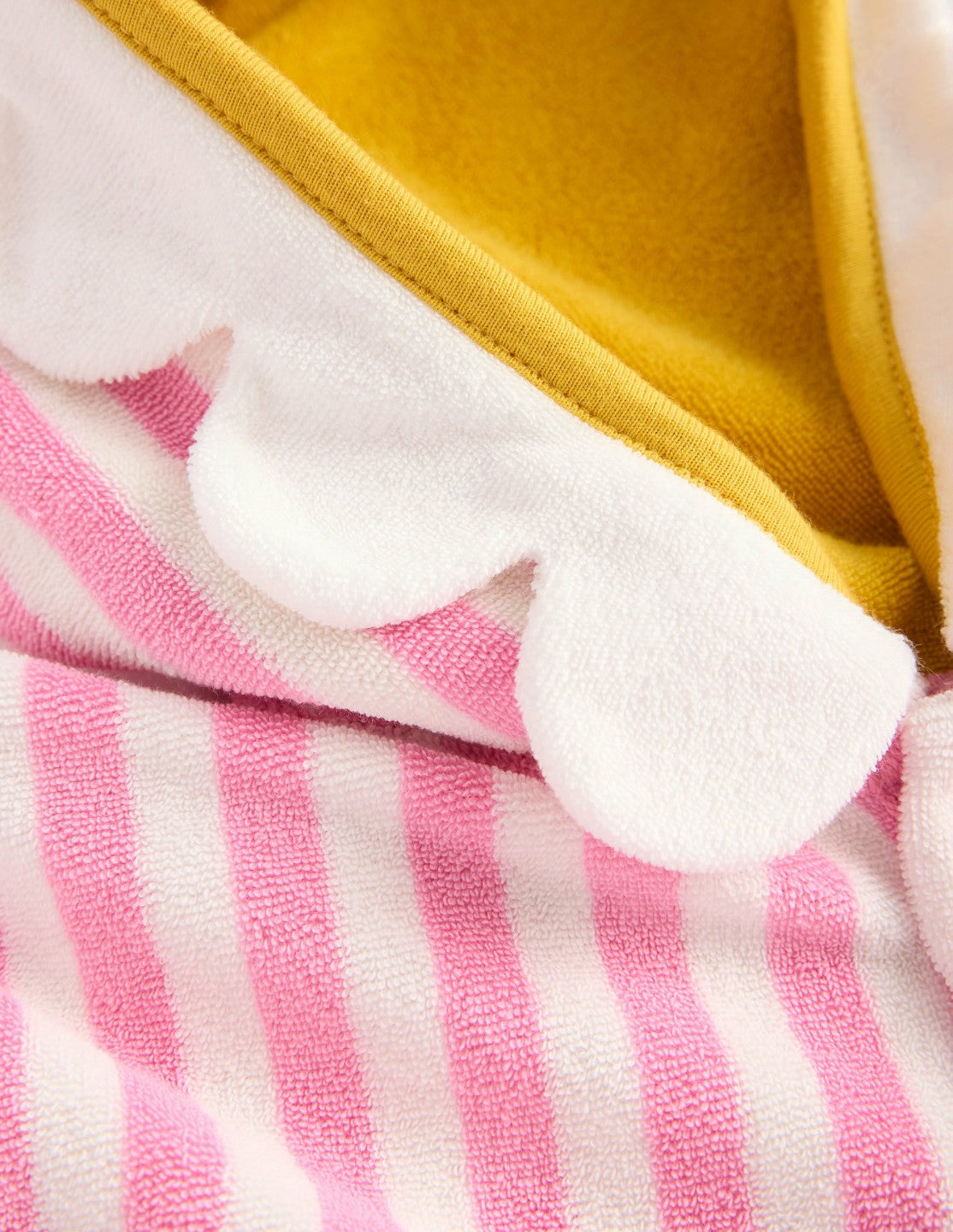 Boden Baby Novelty Towelling Throw-on-Pink Flower