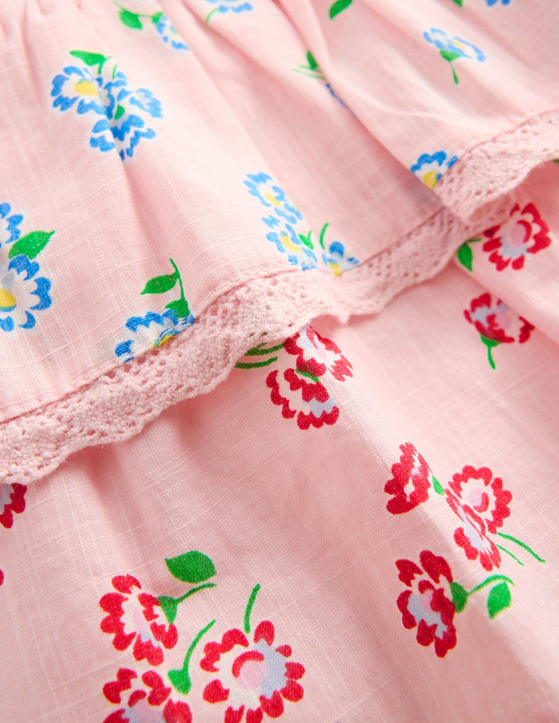 Boden Baby Tiered Ruffle Play Set-Pink Daisy Hotchpotch