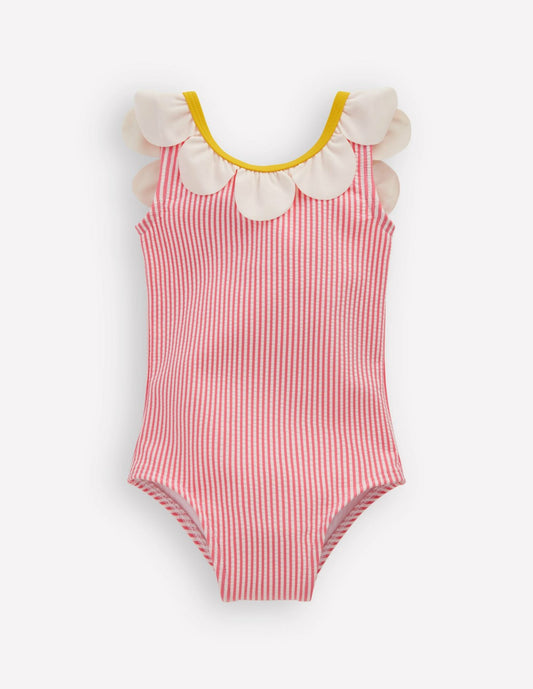 Boden Baby Novelty Swimsuit-Salmon Pink Flower