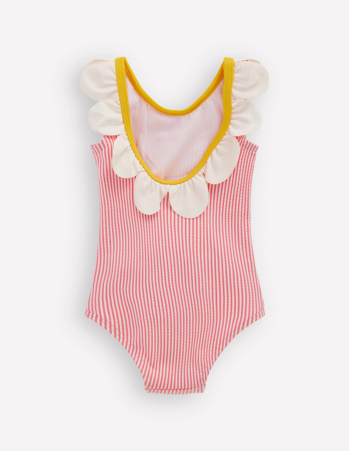 Boden Baby Novelty Swimsuit-Salmon Pink Flower