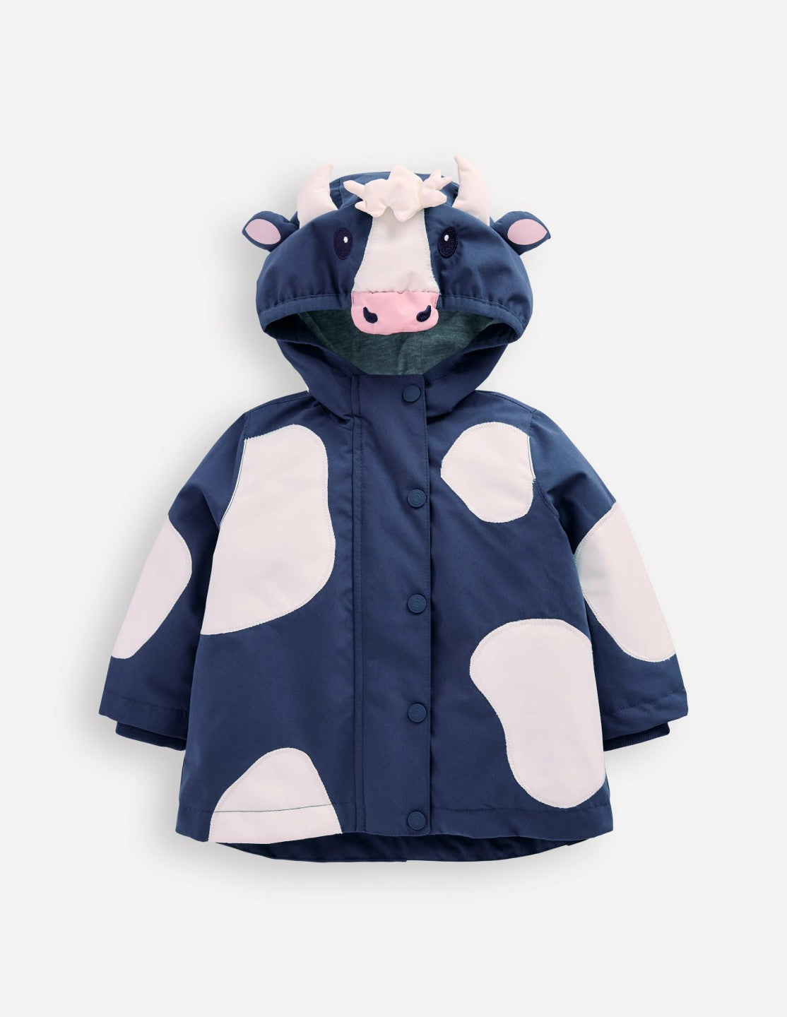 Boden Baby Novelty Fisherman Coat-Cow