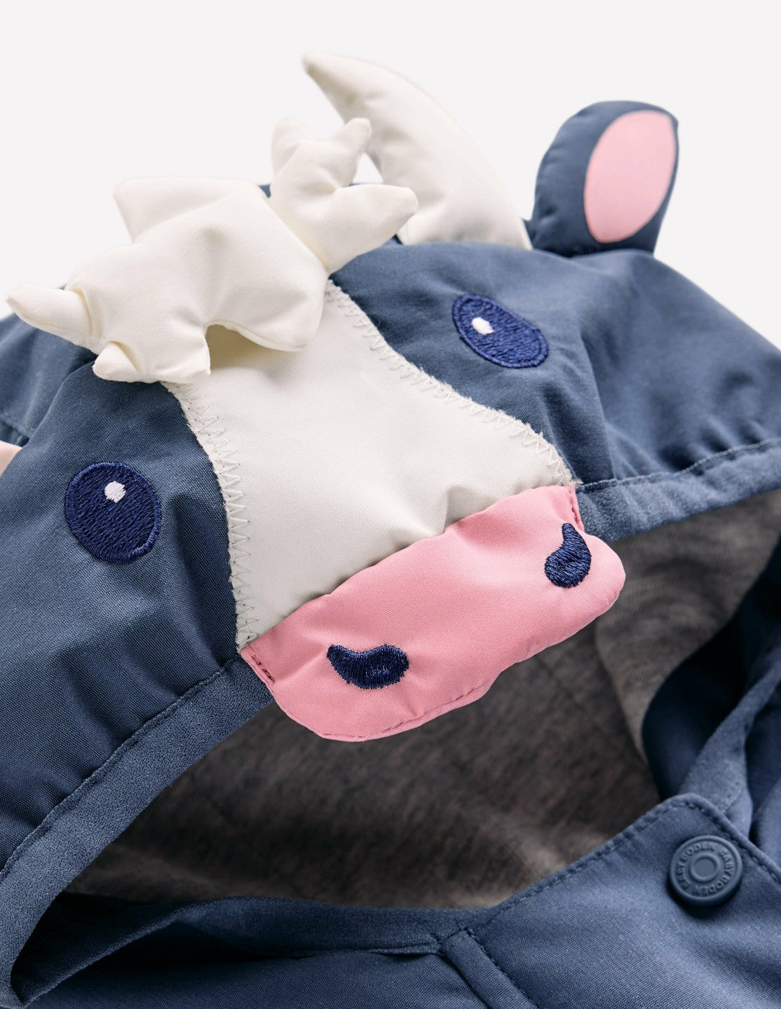 Boden Baby Novelty Fisherman Coat-Cow