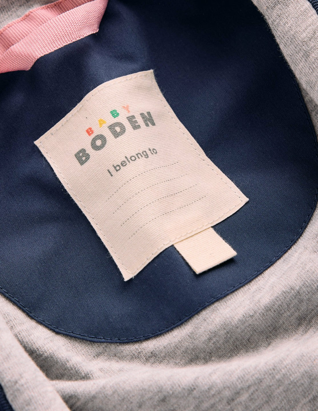 Boden Baby Novelty Fisherman Coat-Cow