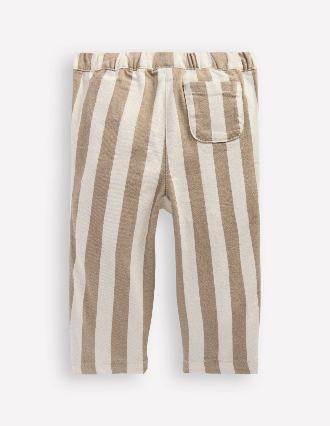 Boden Baby Cotton Pull-on Pants-Neutral Stripe