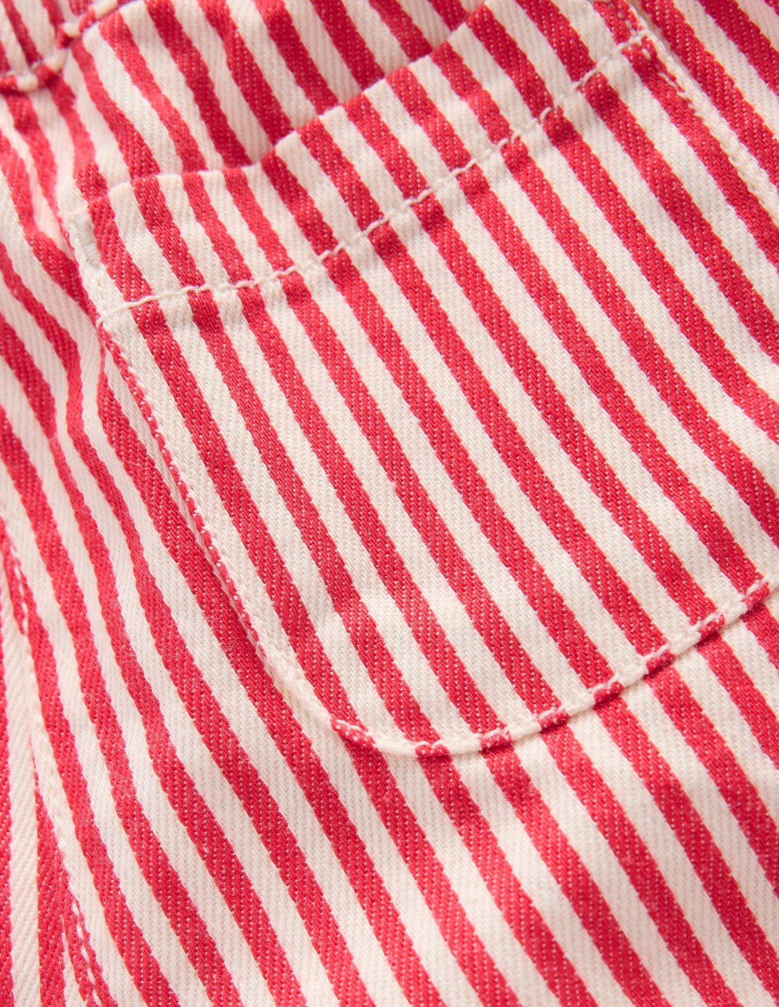 Boden Baby Cotton Pull-on Pants-Red Stripe