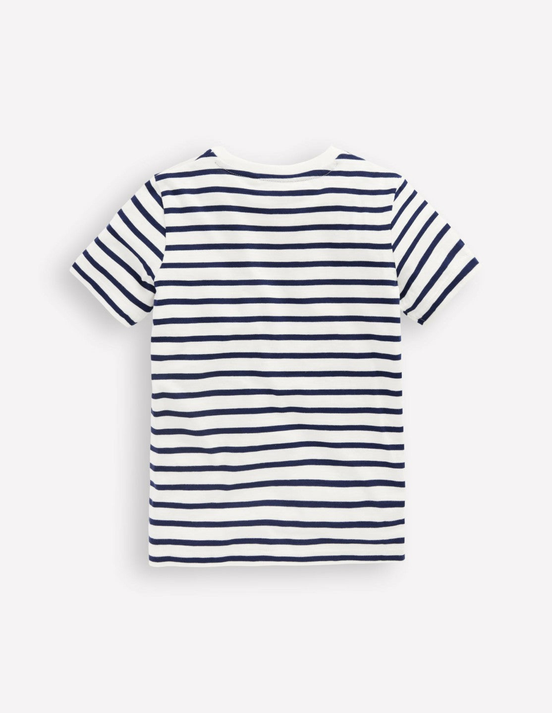 Boden Baby|Boys Everyday Short Sleeve T-Shirt-Ivory/College Navy