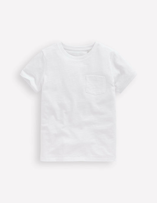 Boden Baby|Boys Everyday Short Sleeve T-Shirt-White