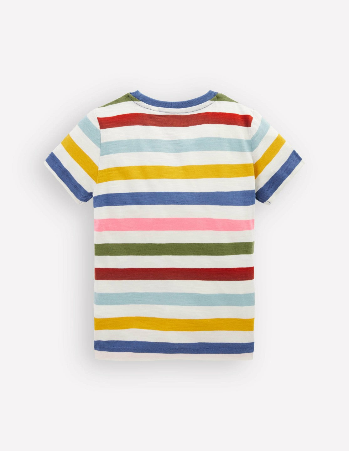 Boden Baby|Boys Everyday Short Sleeve T-Shirt-Multi Stripe