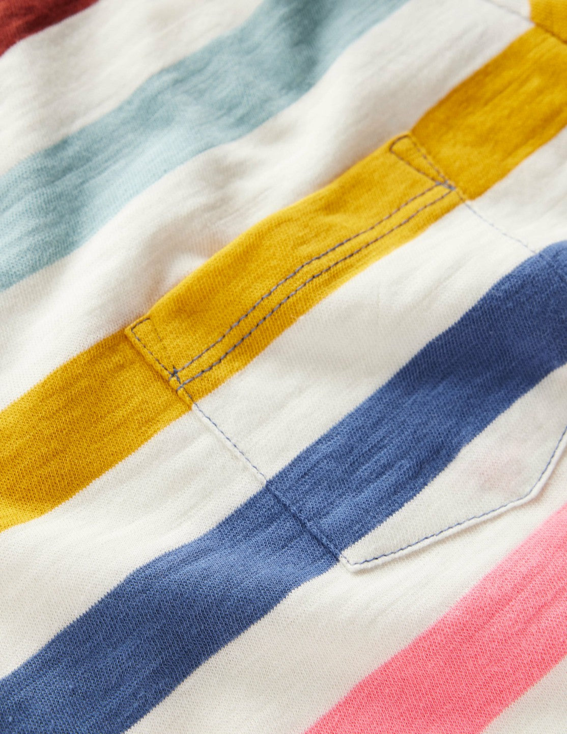 Boden Baby|Boys Everyday Short Sleeve T-Shirt-Multi Stripe