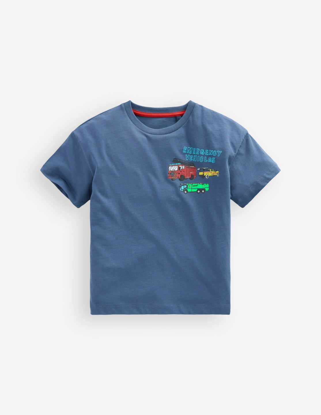 Boden Baby|Sale|Boys Front & Back Graphic T-shirt-Vintage Indigo Truck