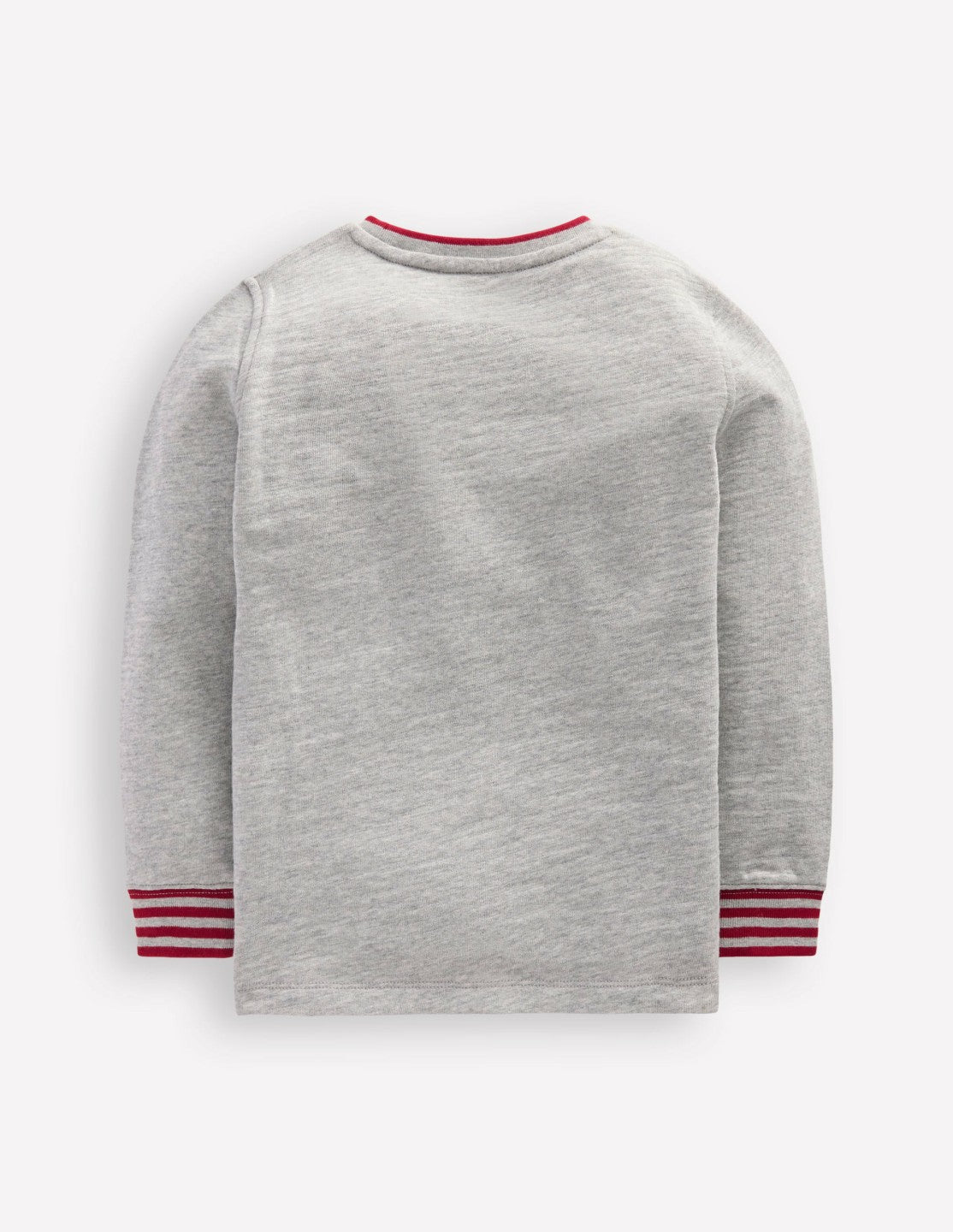 Boden Baby|Sale|Boys Cosy Mid-weight T-shirt-Grey Marl
