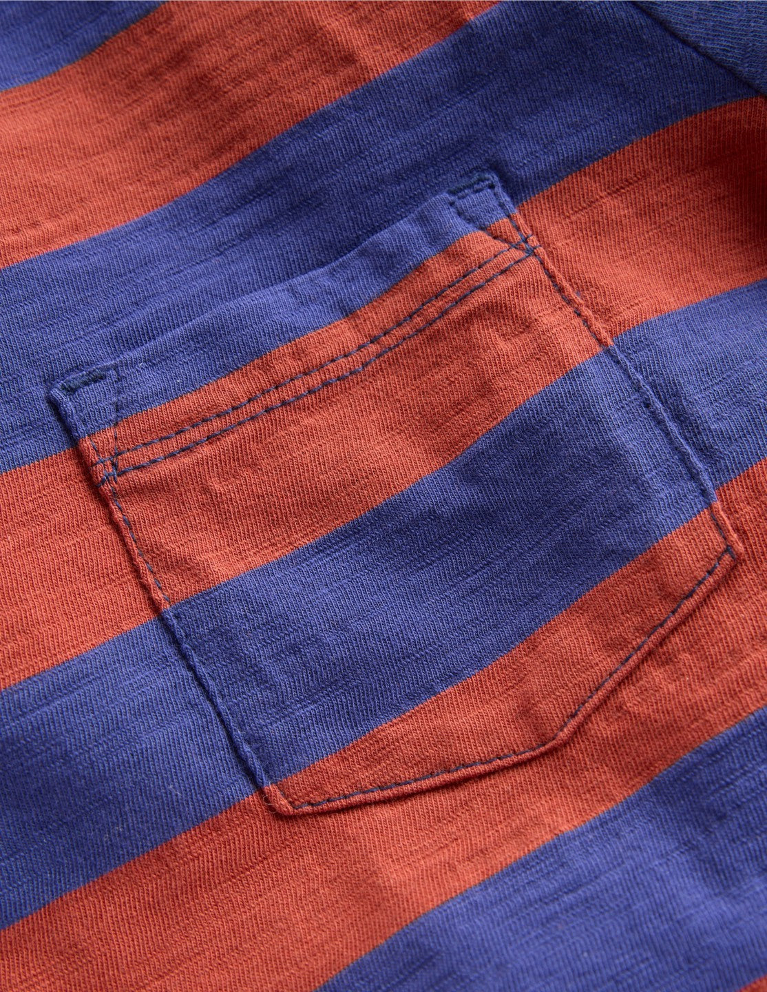 Boden Baby|Sale Everyday Long Sleeve T-Shirt-Starboard Blue/ Chestnut Brown