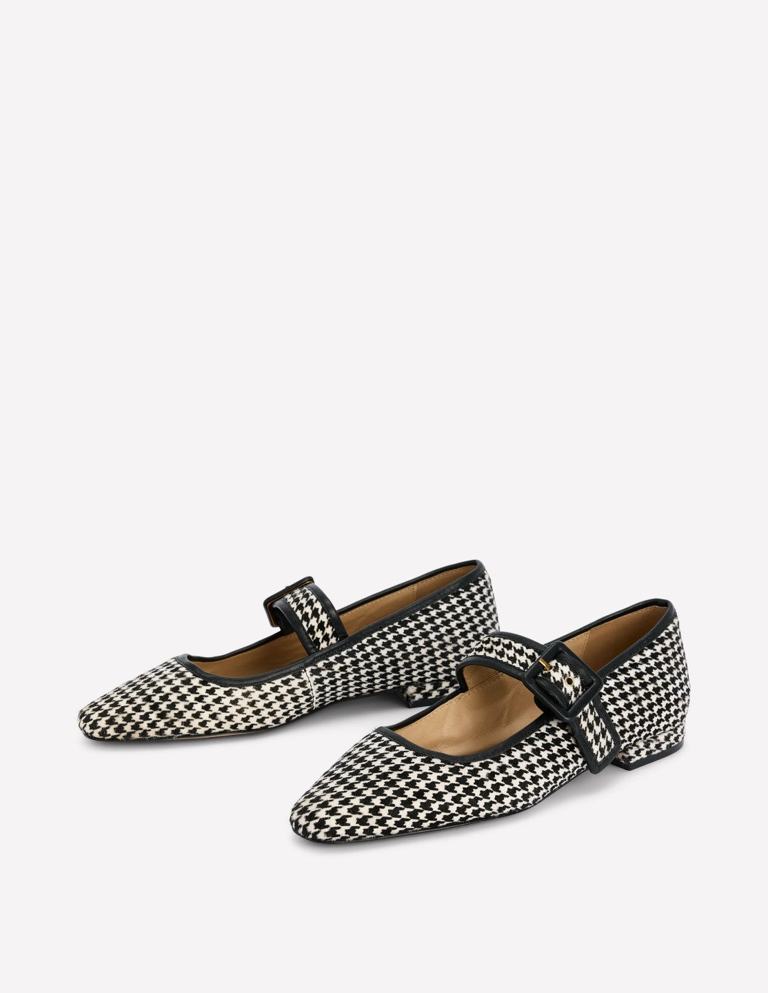 Boden Women Vic Chisel Toe Mary Janes-White/Black