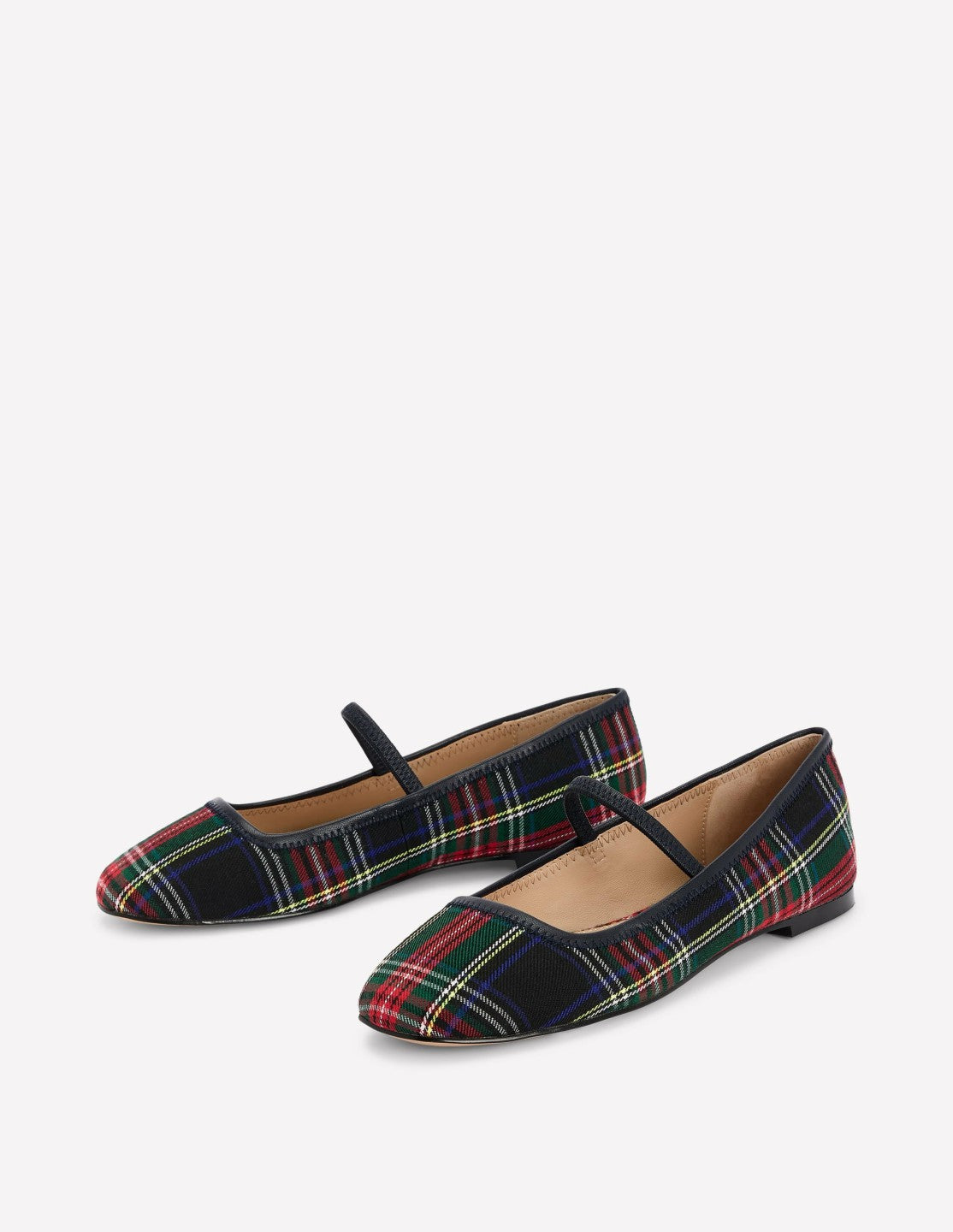 Boden Women Thea Mary Jane Ballet Flats-Check