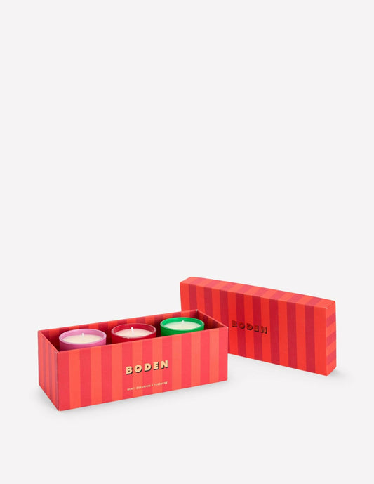 Boden Women Mini Trio Candle Set-Mixed Scents