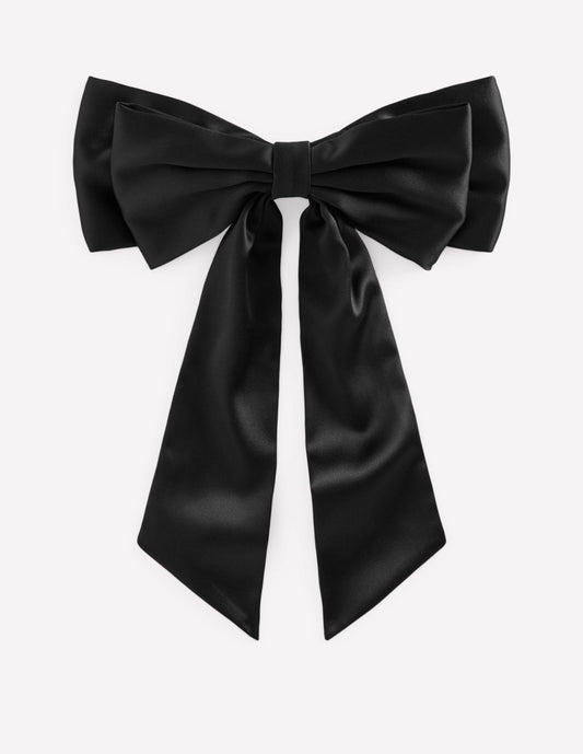 Boden Women Hair Bow-Black