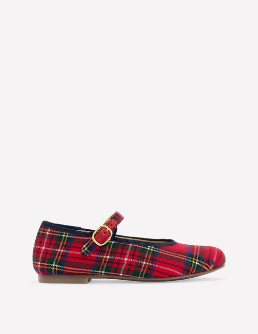 Boden Girls Mary Jane Shoes-Check