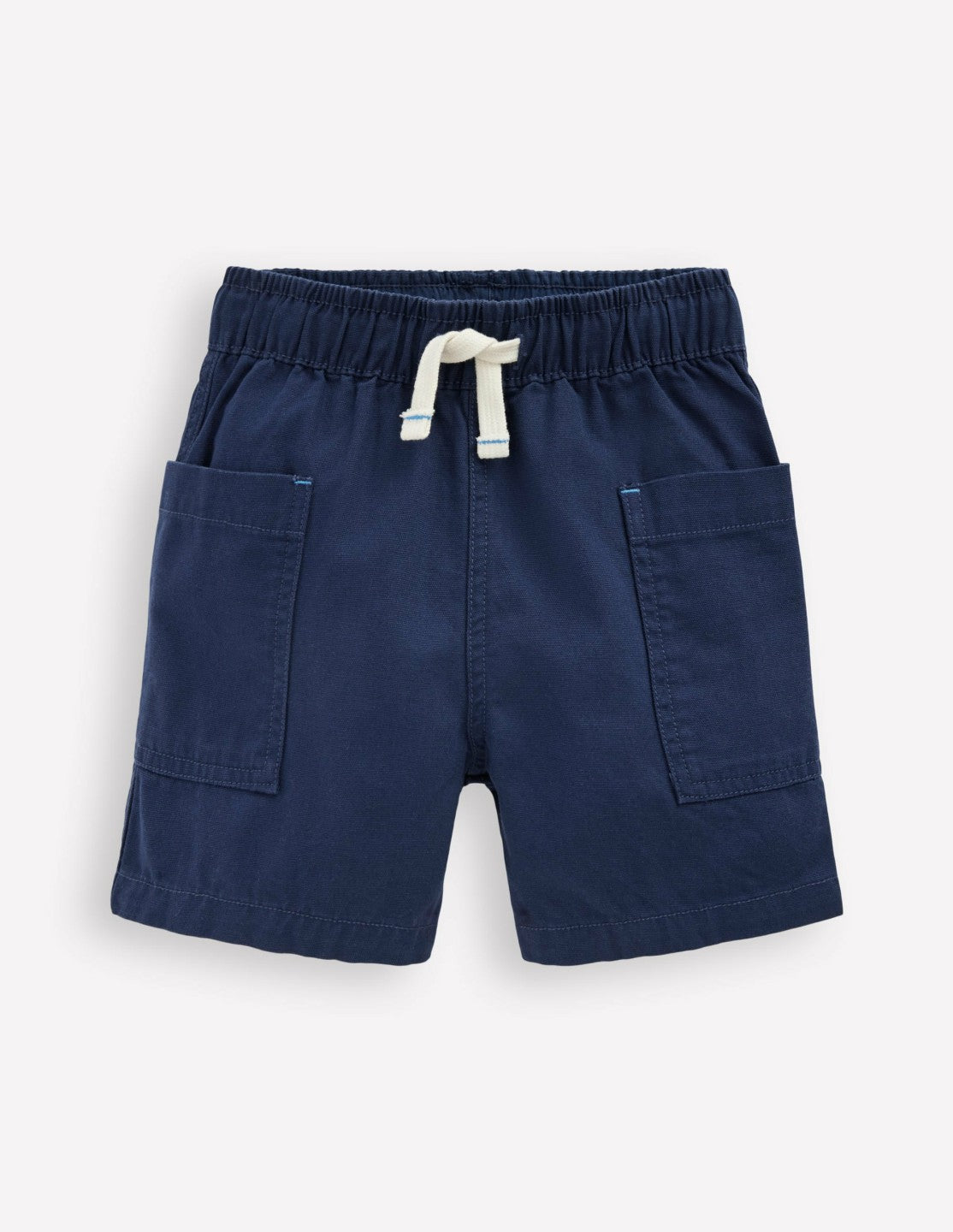 Boden Boys Cotton Pocket Shorts-Medieval Blue