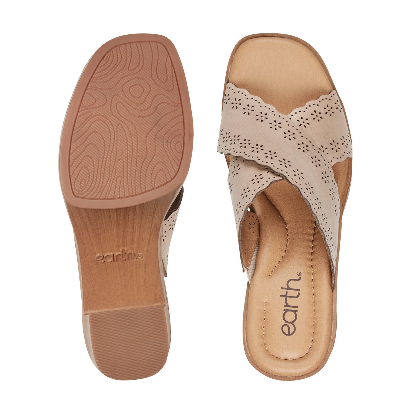 Earth Shoes Qamra Slip-on Dress Sandals
