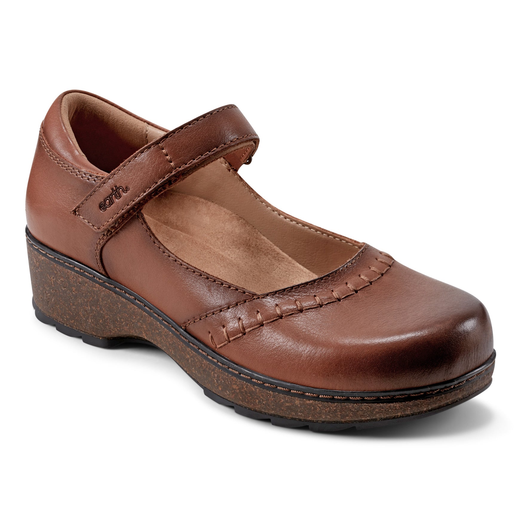 Earth Shoes Kalece Leather Mary Jane Clogs