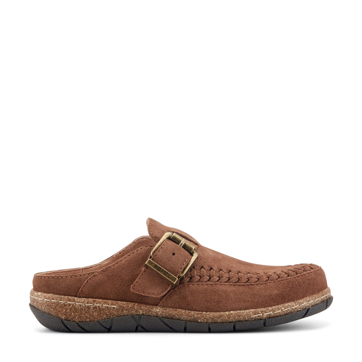Earth Shoes Eileen Braided Suede Clogs