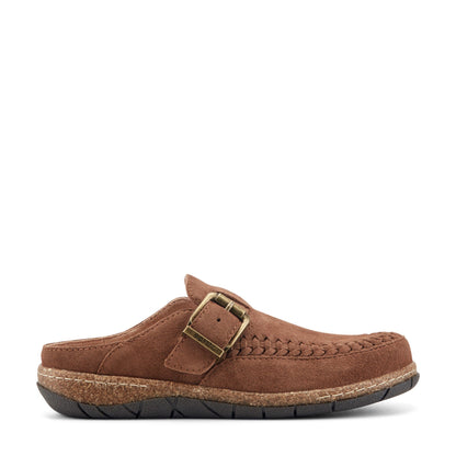 Earth Shoes Eileen Braided Suede Clogs