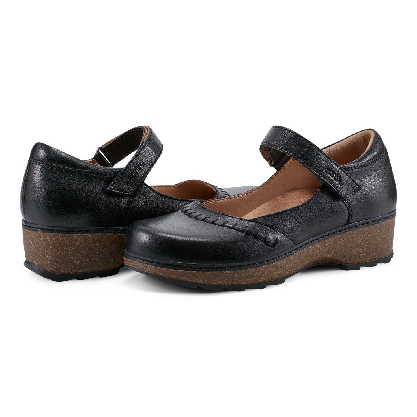 Earth Shoes Kalece Leather Mary Jane Clogs