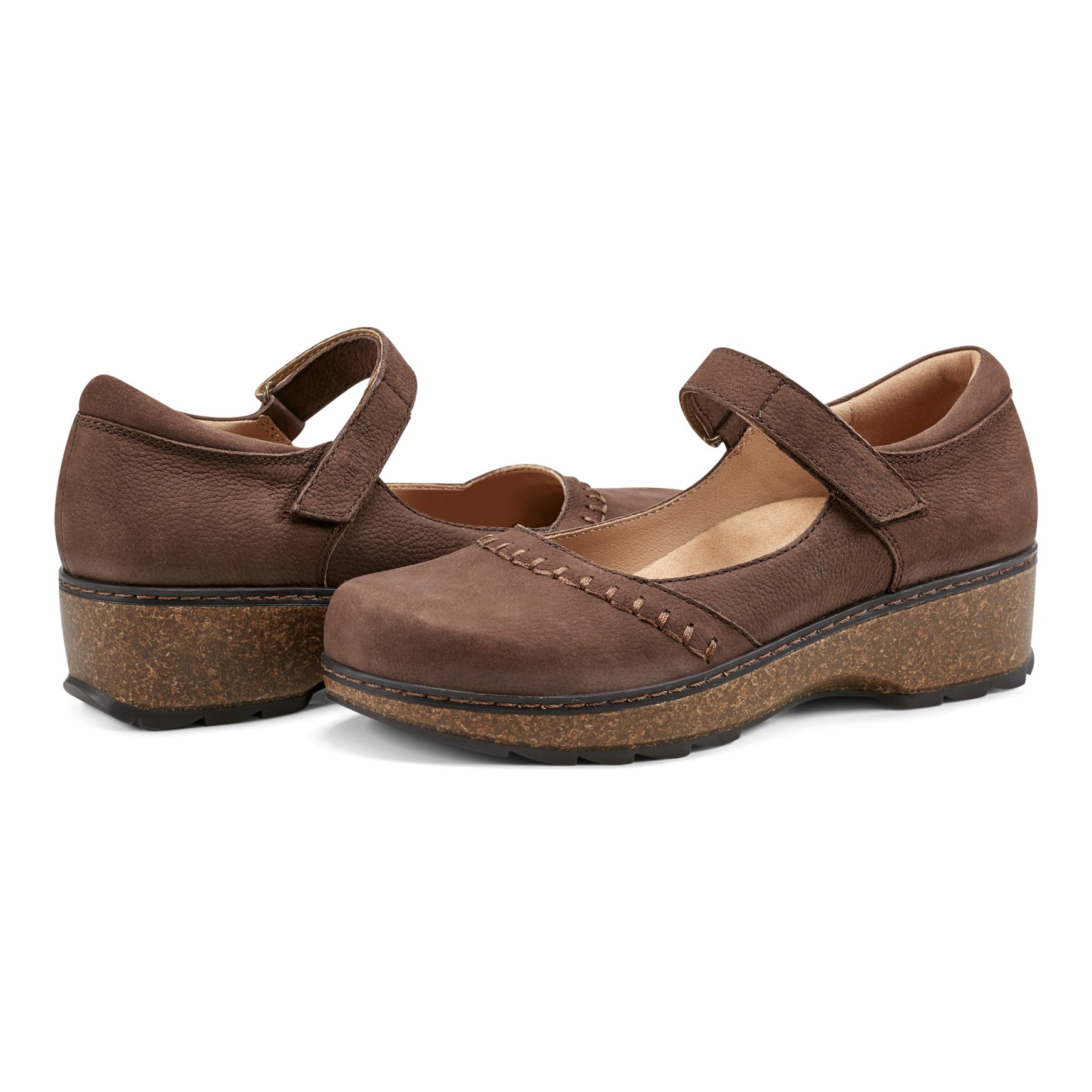 Earth Shoes Kalece Leather Mary Jane Clogs