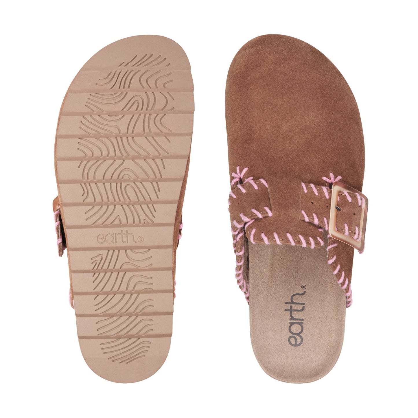 Earth Shoes Gena Round Toe Slip-on Flat Casual Clogs