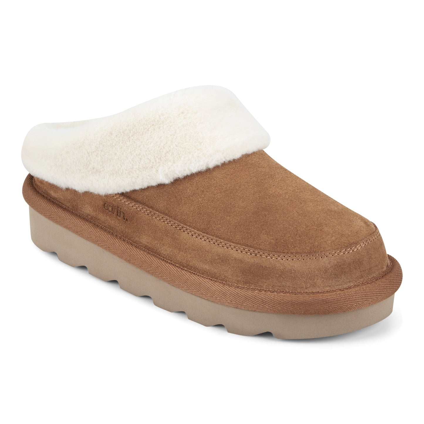Earth Shoes Cabera Suede Cozy Clogs