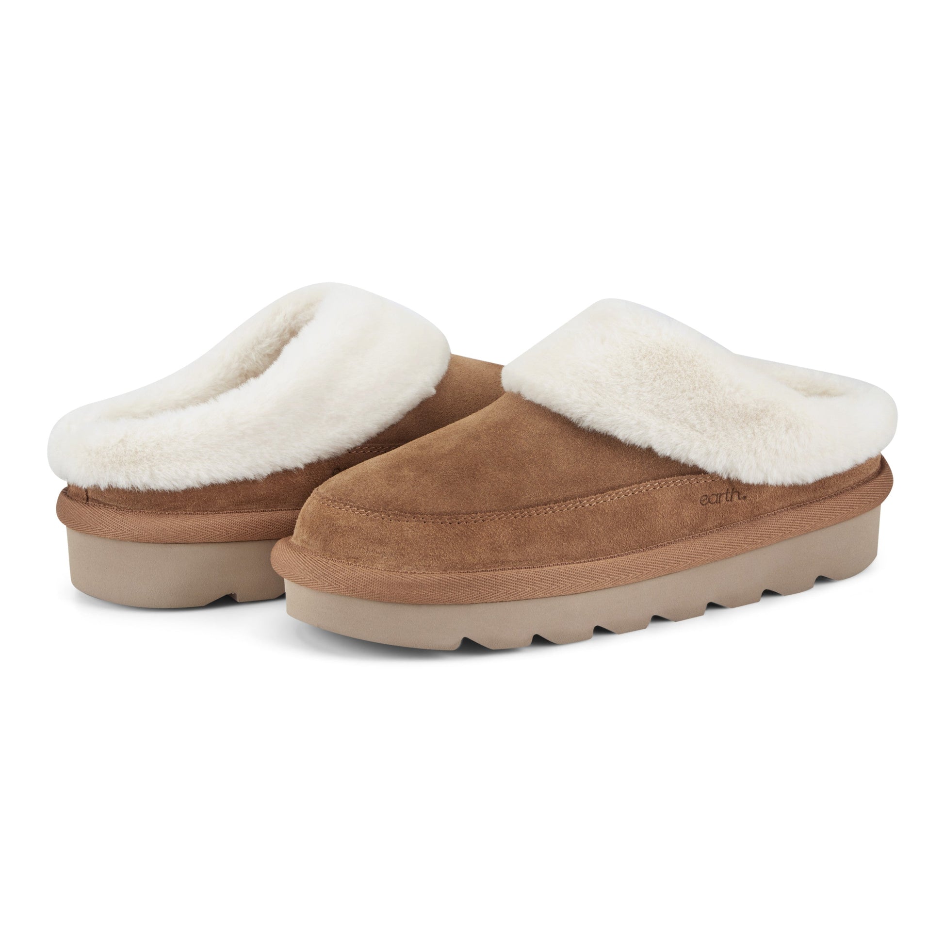 Earth Shoes Cabera Suede Cozy Clogs