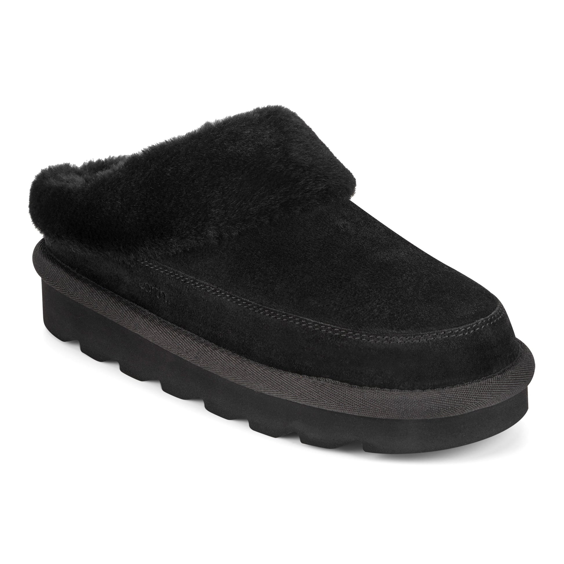 Earth Shoes Cabera Suede Cozy Clogs