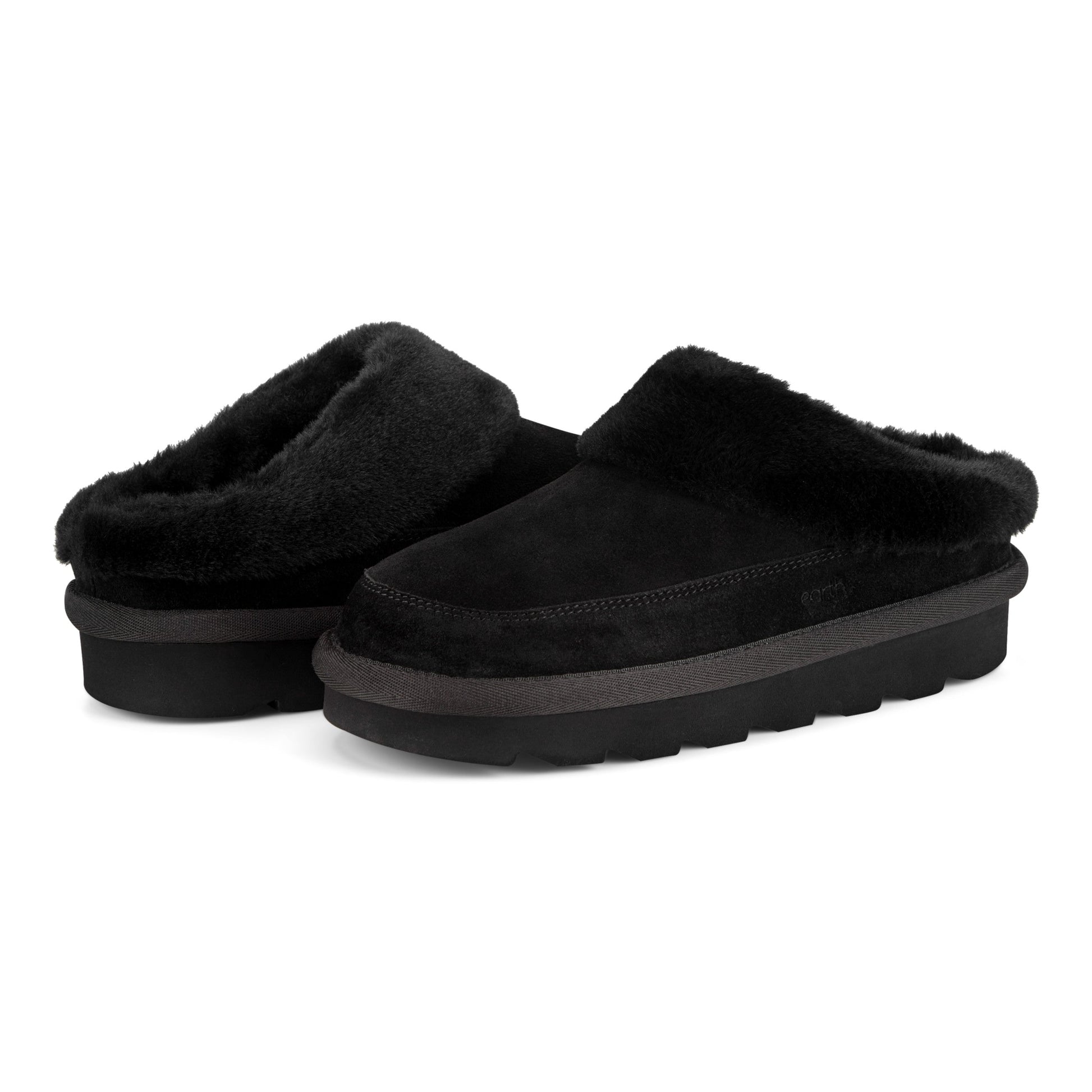 Earth Shoes Cabera Suede Cozy Clogs