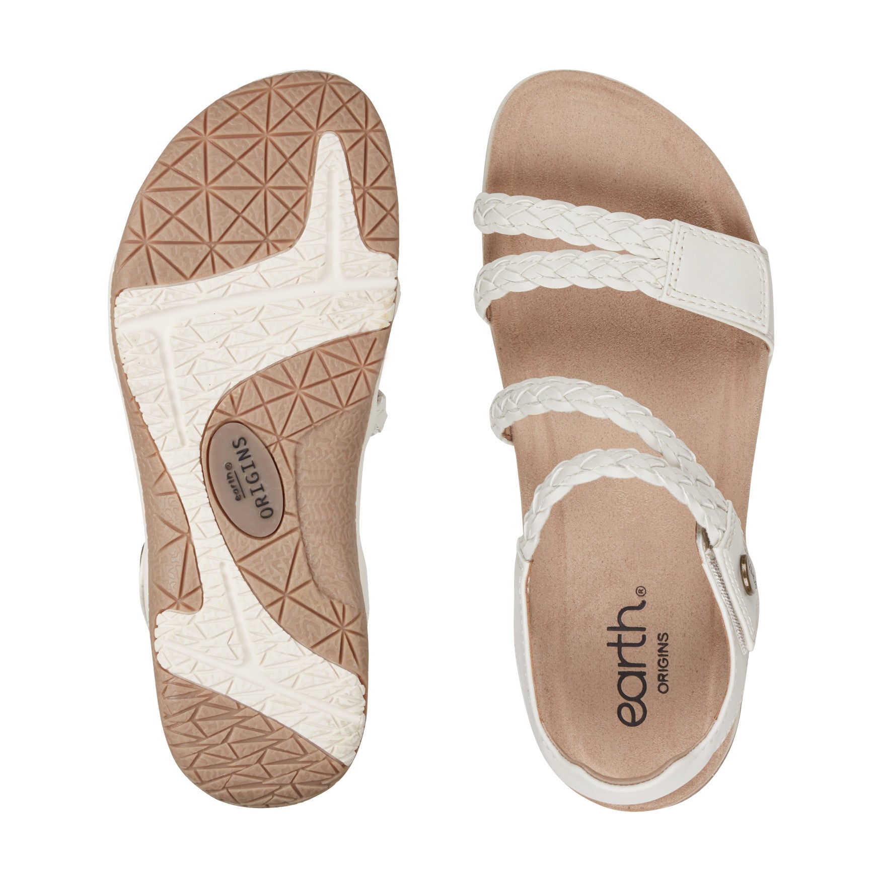 Earth Shoes Stellon Braided Strappy Sandals