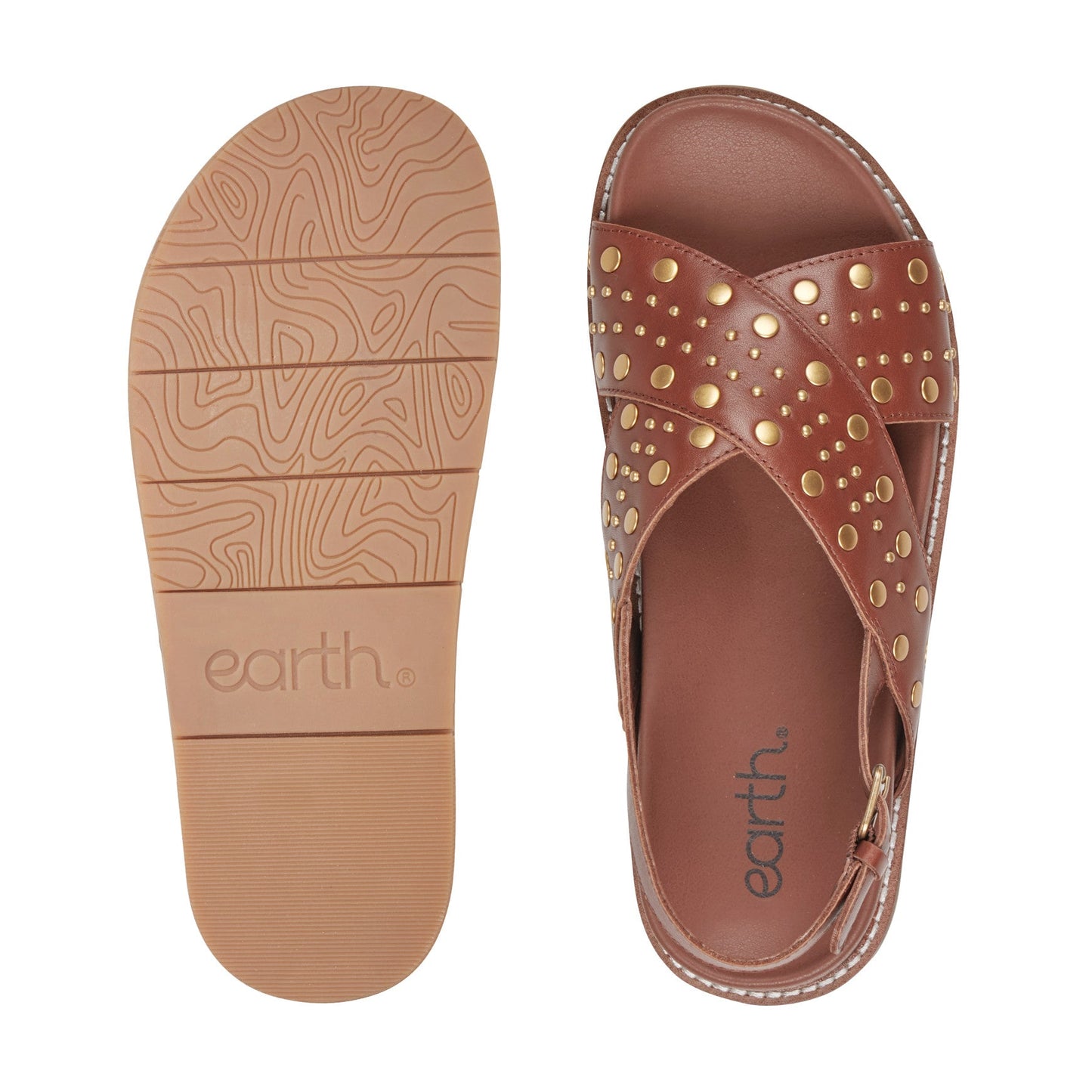 Earth Shoes Ferdie Studded Leather Sandals