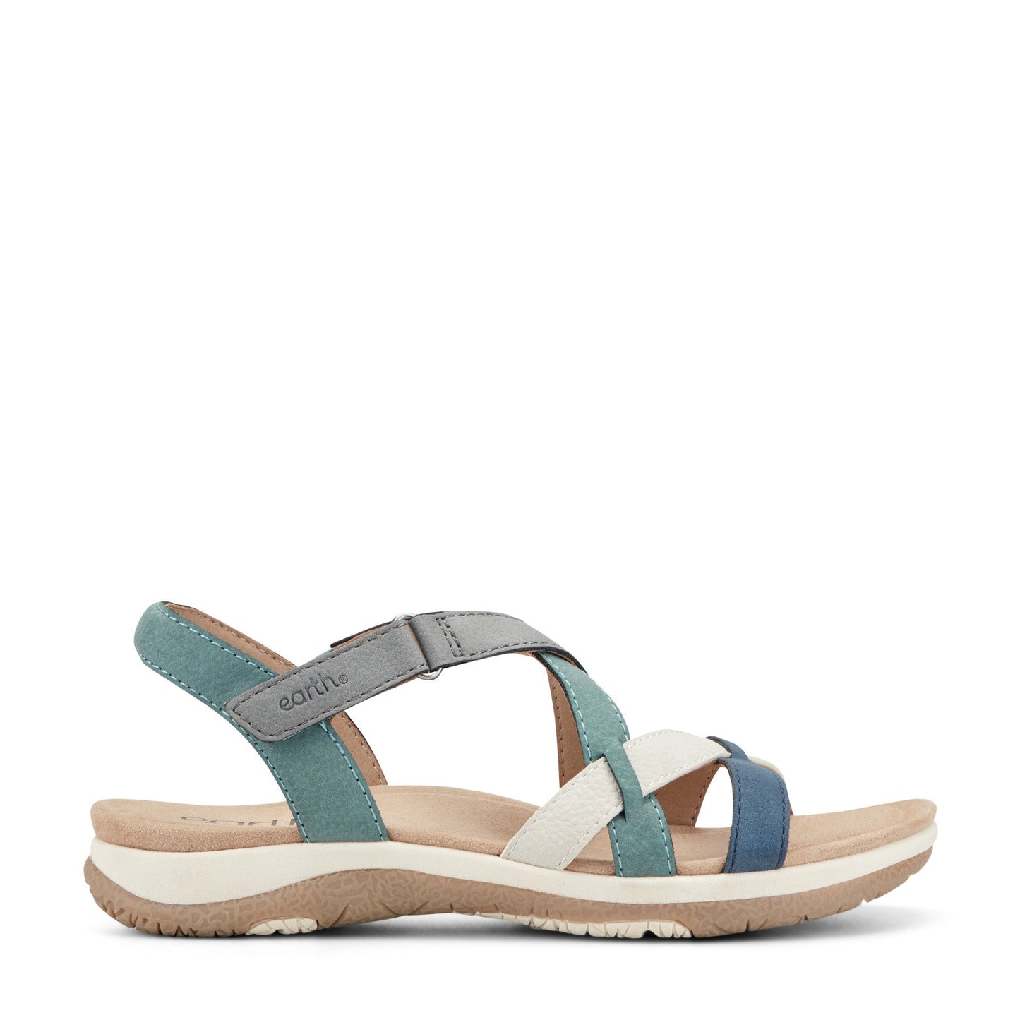 Earth Shoes Sterling Casual Strappy Round Toe Flat Sandals