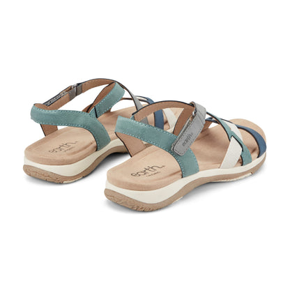Earth Shoes Sterling Casual Strappy Round Toe Flat Sandals