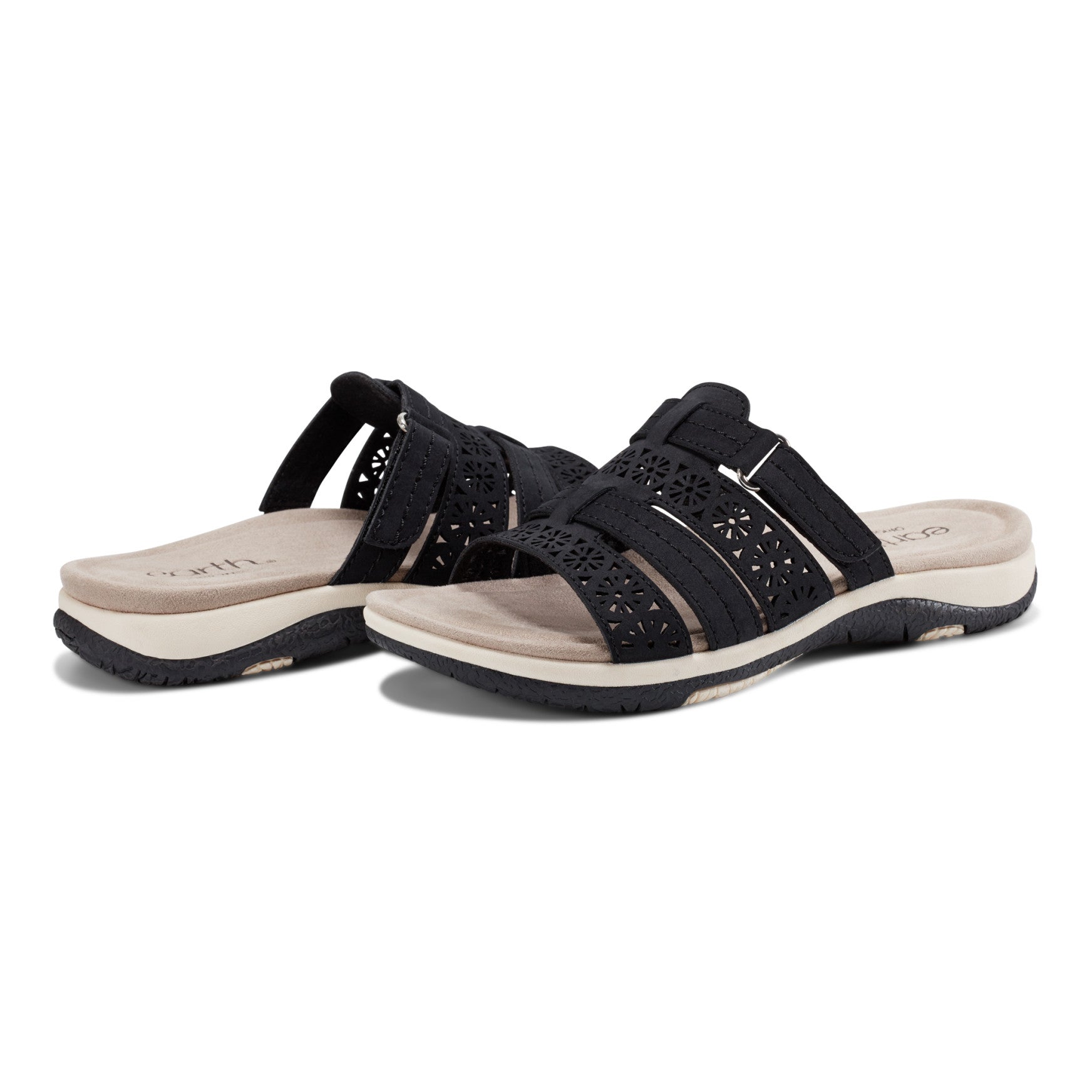 Earth Shoes Sinci Square Toe Slip-on Casual Sandals