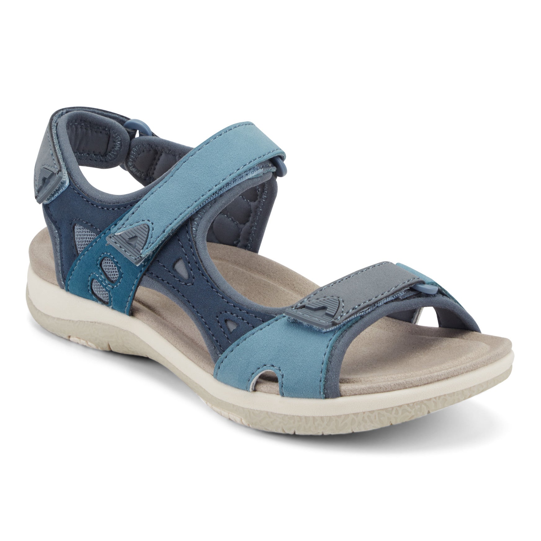 Earth Shoes Skylar Round Toe Lightweight Casual Flat Sandals