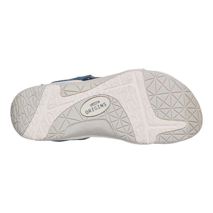 Earth Shoes Skylar Round Toe Lightweight Casual Flat Sandals