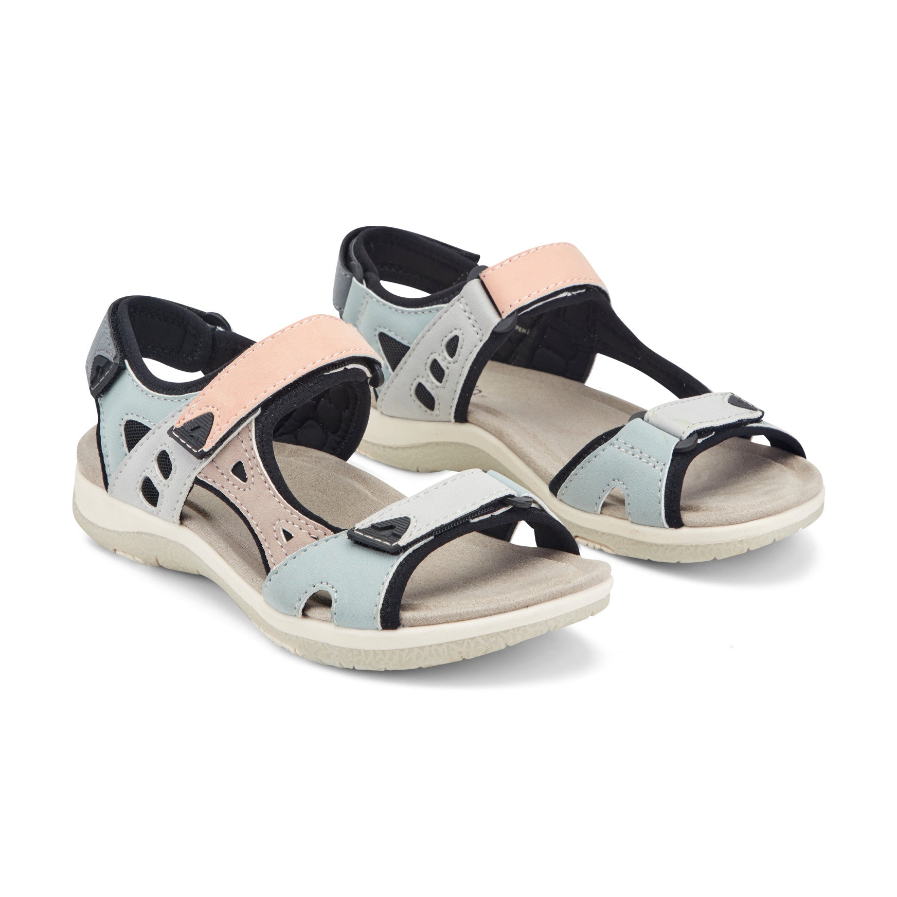 Earth Shoes Skylar Round Toe Lightweight Casual Flat Sandals